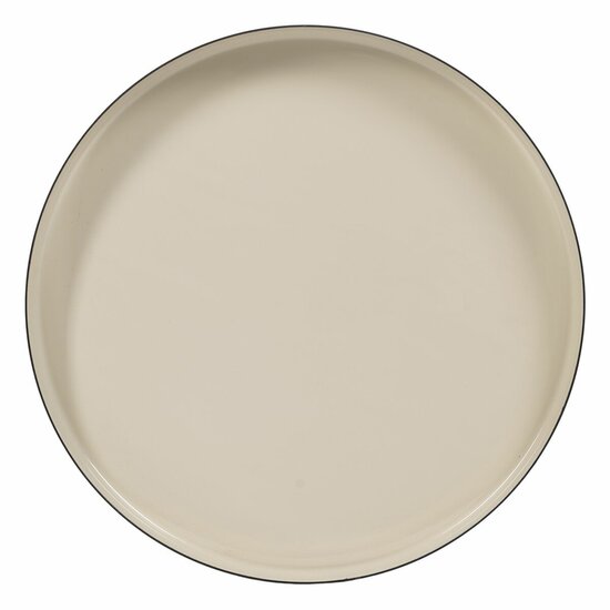 Bijzettafel Zwart Taupe Ijzer 30 x 30 x 44 cm 3