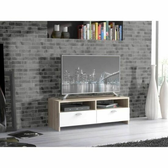 Tv-meubel 95 x 34,6 x 35,8 cm Wit 3