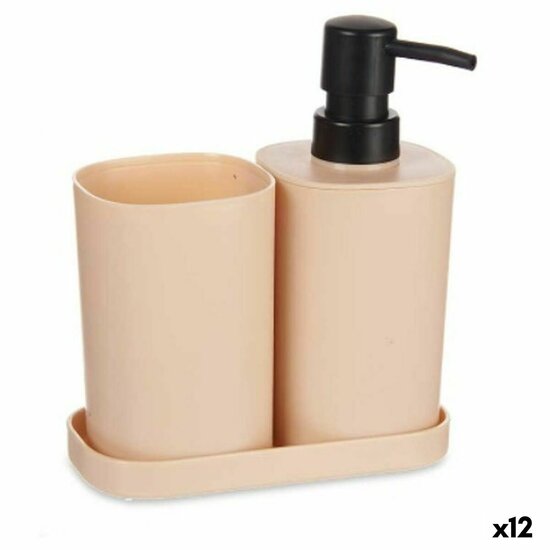 Badset Zwart Beige Polypropyleen (12 Stuks) 1