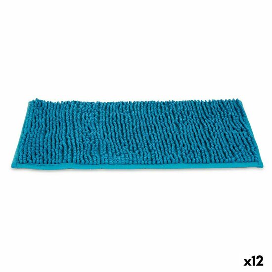 Badkleed 40 x 60 cm Blauw Turkoois (12 Stuks) 1