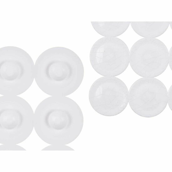 Antislipmat voor in de douche Wit PVC 68 x 36 x 1 cm (6 Stuks) 3