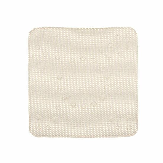 Antislipmat voor in de douche Beige PVC 53 x 52,5 x 1 cm (6 Stuks) 2