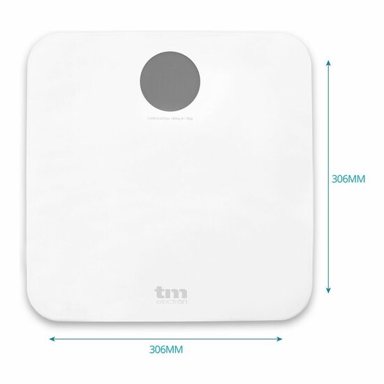 Digitale Personenweegschaal TM Electron Wit 4