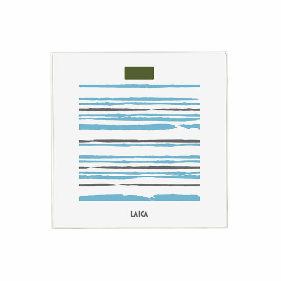 Digitale Personenweegschaal LAICA PS1074 Wit Gestreept Multicolour Gehard glas 150 kg 2