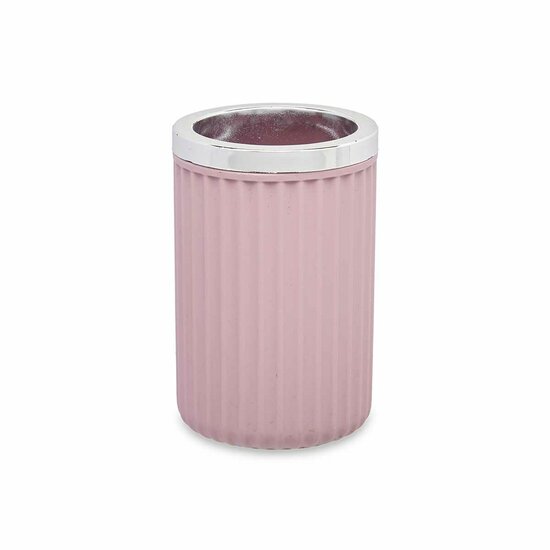 Glas Tandenborstelhouder Roze Plastic 32 Stuks (7,5 x 11,5 x 7,5 cm) 2