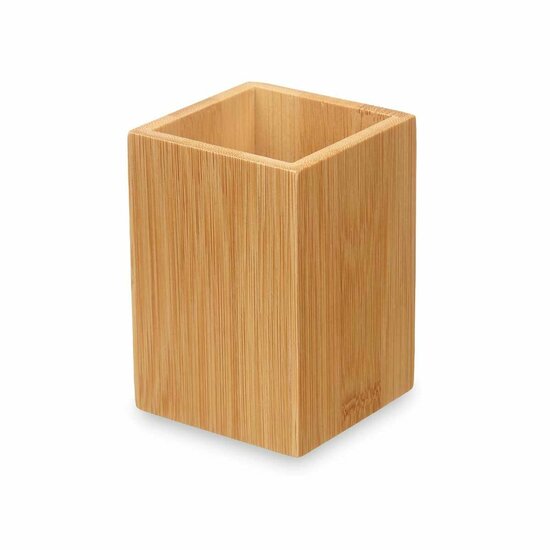 Tandenborstelhouder Natuurlijk Bamboe Plastic 6,8 x 9,7 x 6,8 cm (24 Stuks) 2