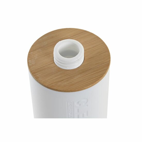 Zeepdispenser DKD Home Decor 7 x 9 x 15,5 cm Natuurlijk Wit Polypropyleen 2