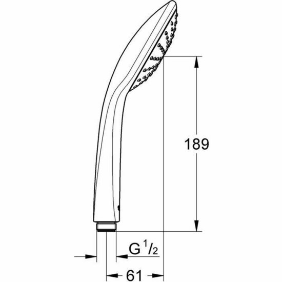 Douchekop Grohe Vitalio Joy 110 1 Positie 3