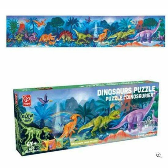 3D puzzel Hape 150 x 30 cm 200 Onderdelen Dinosaurus 5