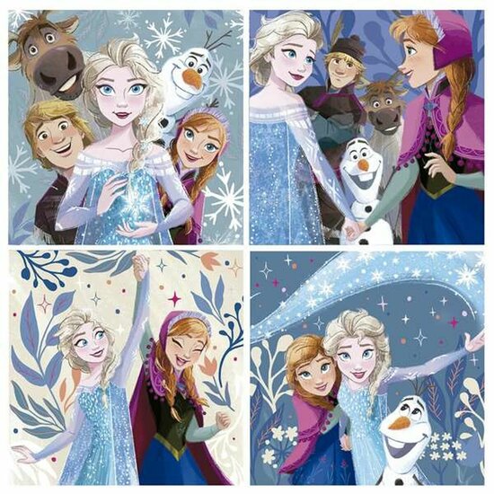 Puzzel Frozen Progressieve moeilijkheidsgraad 2