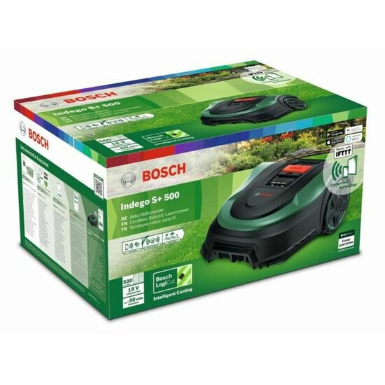 Robotmaaier BOSCH Indo S+ 500 30-50 mm 500 m 19 cm 5