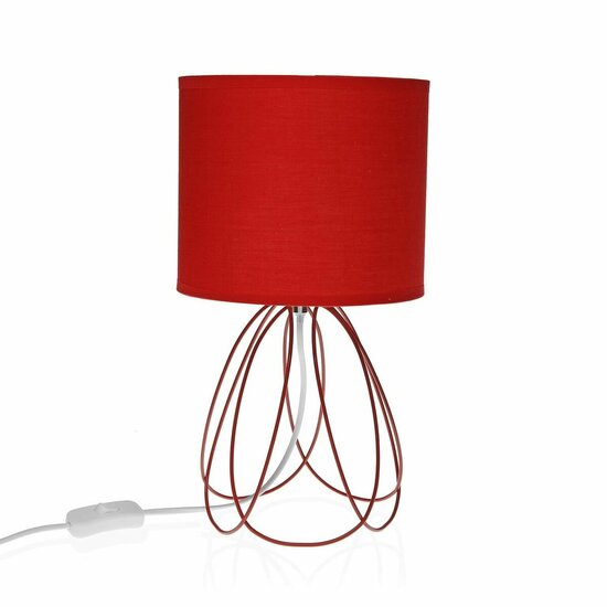 Bureaulamp Versa Mila Rood 20 x 36 cm Metaal 1