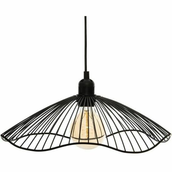 Plafondlamp Atmosphera Ch&aacute;teau 40W Zwart Metaal (&Oslash; 34 x 15,5 cm) 1