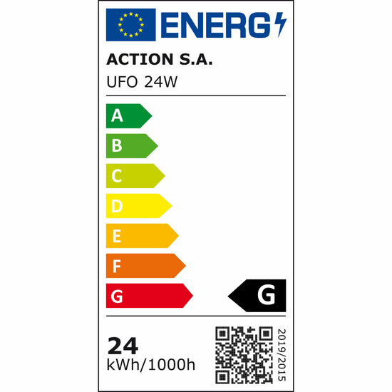 Plafondlamp Activejet AJE-UFO 24W Wit Zilverkleurig 80 24 W Metaal (4000 K) (1 Stuks) 3