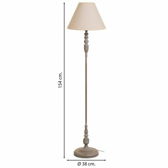 Vloerlamp Alexandra House Living Wit Grijs 220-240 V 38 x 154 x 38 cm 3