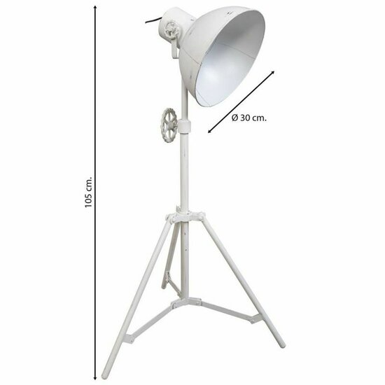 Vloerlamp Alexandra House Living Wit 30 x 105 x 30 cm 3