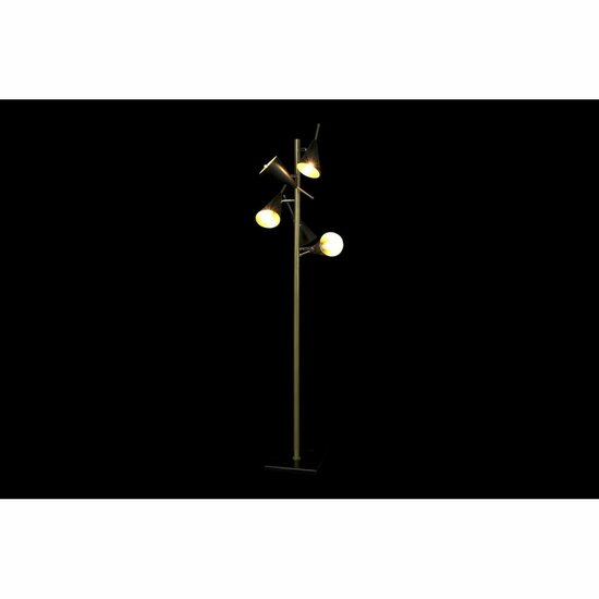 Vloerlamp DKD Home Decor Zwart Gouden Metaal Modern (36 x 36 x 160 cm) 5