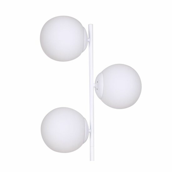 Vloerlamp DKD Home Decor 35 x 25 x 167 cm Kristal Metaal Wit 220 V 50 W 4