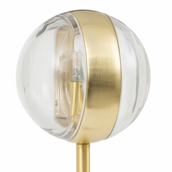 Vloerlamp 15 x 15 x 130 cm Kristal Gouden Ijzer 5