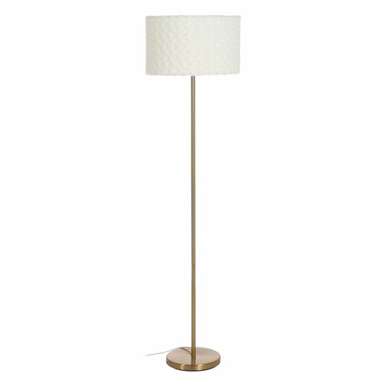 Vloerlamp Wit Gouden Metaal Weefsel 60 W 220-240 V 40 x 40 x 146 cm 1