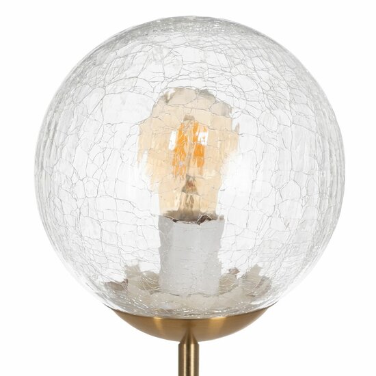 Vloerlamp Gouden Metaal Kristal 60 W 220-240 V 20 x 20 x 140 cm 2