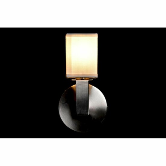 Muurlamp DKD Home Decor 12 x 10 x 22 cm Zilverkleurig Metaal Wit 220 V 40 W Modern 2