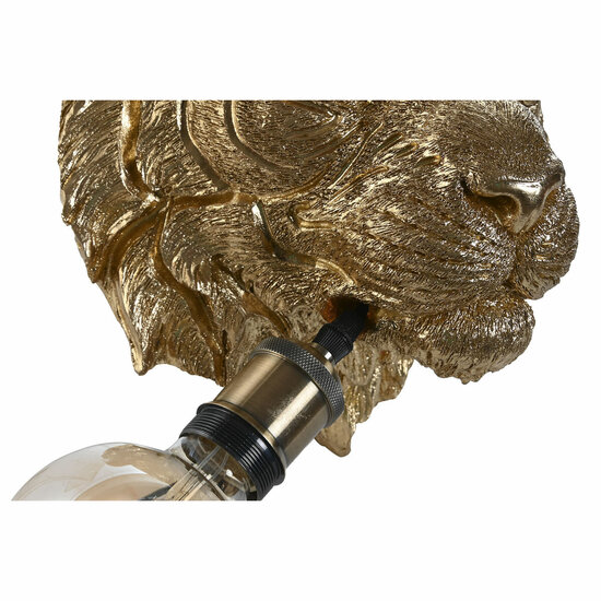 Muurlamp Home ESPRIT Gouden Hars 50 W Koloniaal Tijger 220 V 27,5 x 20,5 x 27 cm 6