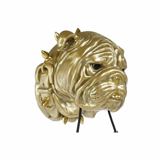 Muurlamp Home ESPRIT Gouden Hars 50 W Modern Bulldog 220 V 25 x 23 x 29 cm 2