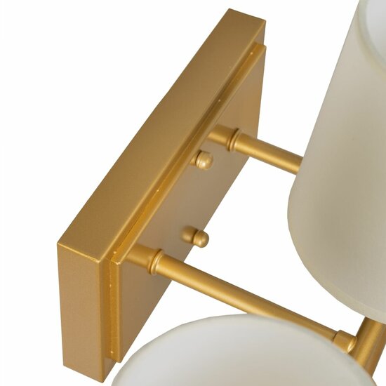 Muurlamp 58 x 20 x 31,5 cm Synthetisch materiaal Gouden Metaal Modern 2