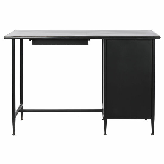 Bureau DKD Home Decor Zwart Metaal Kristal 120 x 50 x 80 cm 2