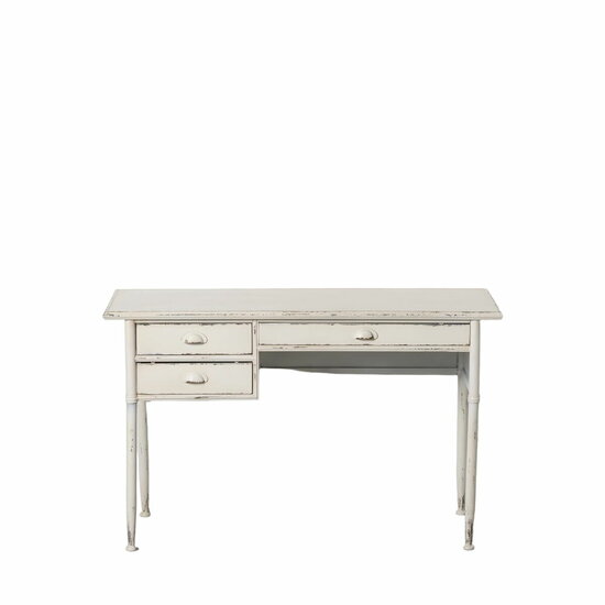 Bureau Cr&egrave;me Ijzer 122 x 55 x 75 cm 1