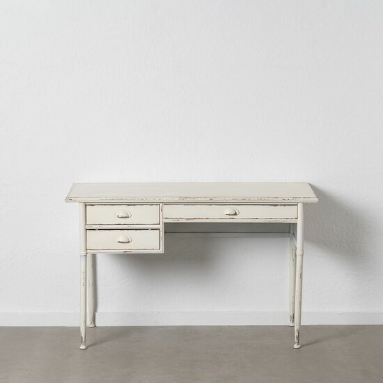 Bureau Cr&egrave;me Ijzer 122 x 55 x 75 cm 2