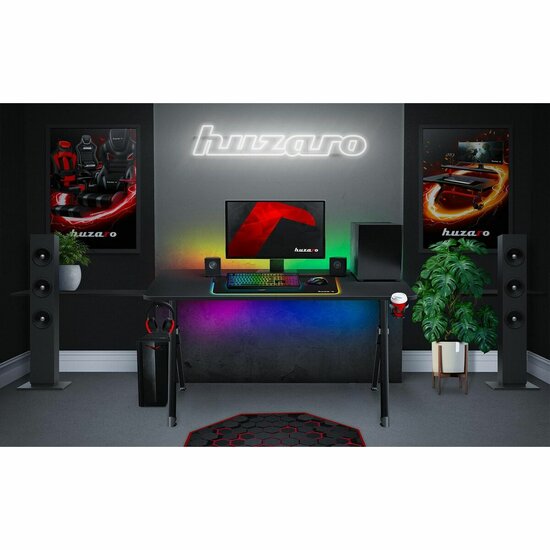 Bureau Huzaro HZ-Hero 2.8 Zwart 140 x 60 cm 2