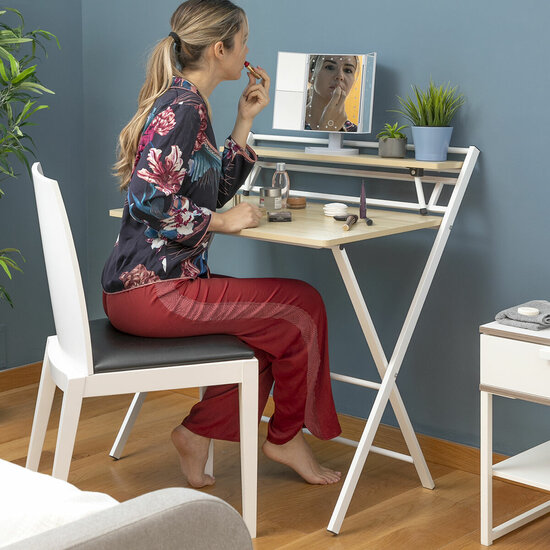 Inklapbaar bureau met schap Tablezy InnovaGoods 6