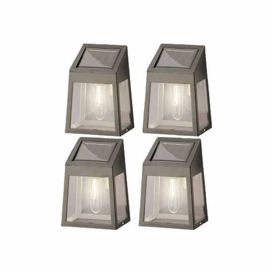 Wandlamp Lumineo 898174 Zon LED Licht 4 Stuks 5 Lm 1