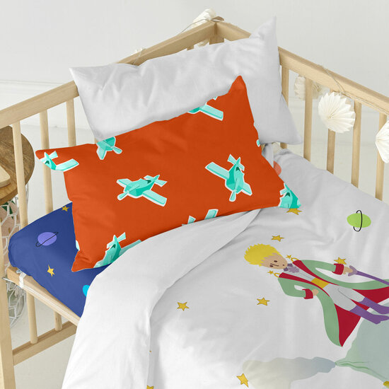 Dekbedovertrek set HappyFriday Le Petit Prince Multicolour Wieg voor baby&amp;apos;s 2 Onderdelen 3