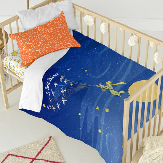 Dekbedovertrek set HappyFriday Le Petit Prince Migration Multicolour Wieg voor baby&amp;apos;s 2 Onderdelen 2