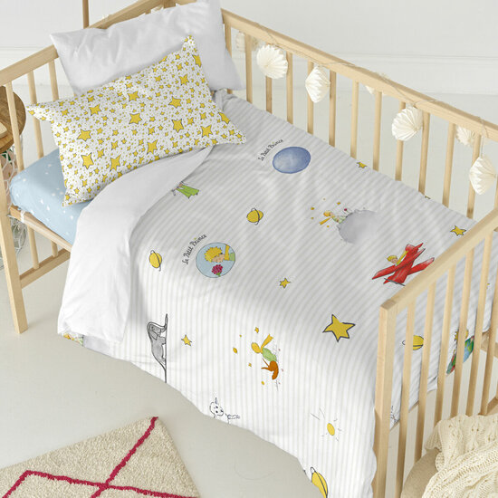 Dekbedovertrek set HappyFriday LE PETIT PRINCE Multicolour Wieg voor baby&amp;apos;s 28 x 2 x 38 cm 2