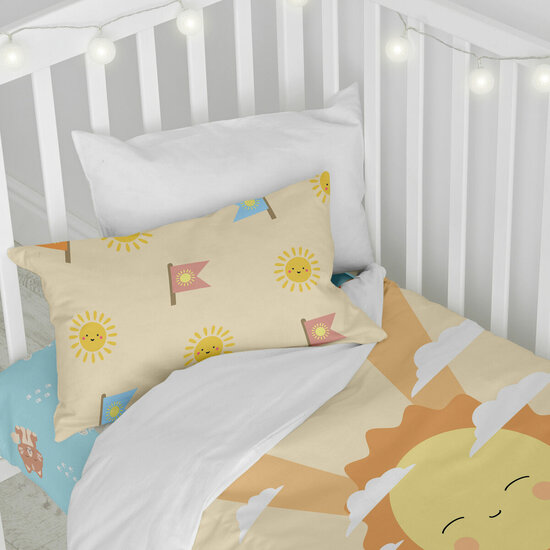 Dekbedovertrek set HappyFriday Happynois Camping Multicolour Wieg voor baby&amp;apos;s 2 Onderdelen 4