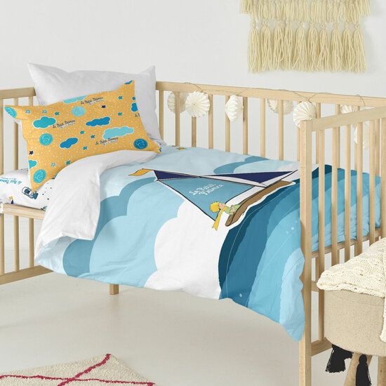 Dekbedovertrek set HappyFriday Le Petit Prince Navigateur Multicolour Wieg voor baby&amp;apos;s 2 Onderdelen 3