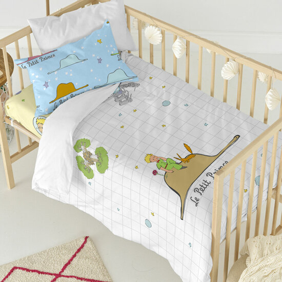 Dekbedovertrek set HappyFriday Le Petit Prince Imagination Multicolour Wieg voor baby&amp;apos;s 2 Onderdelen 2