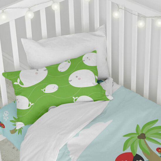 Dekbedovertrek set HappyFriday Happynois Pirata Multicolour Wieg voor baby&amp;apos;s 2 Onderdelen 4