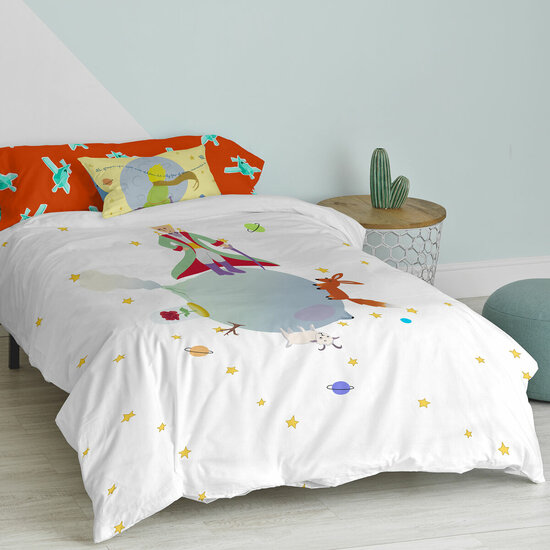 Dekbedovertrek set HappyFriday Le Petit Prince Multicolour Bed van 80/90 2 Onderdelen 5