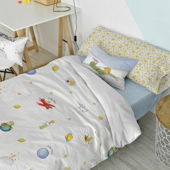 Dekbedovertrek set HappyFriday Le Petit Prince Multicolour Bed van 80/90 2 Onderdelen 4