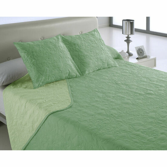 Sprei Hosteline VEGAS Groen Bed van 105 (2 Onderdelen) 1