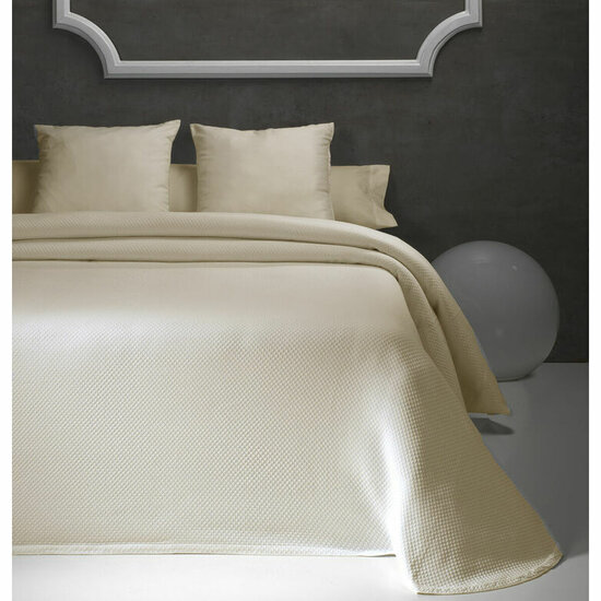 Sprei Hosteline JOYA Beige Bed van 135 (1 Onderdelen) 1