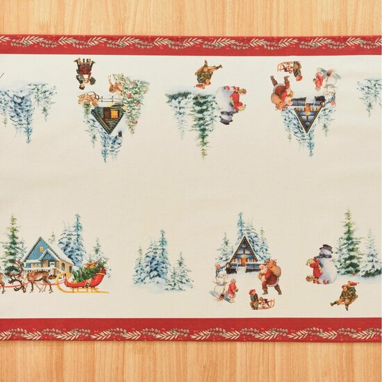 Tafelloper Belum Christmas Landscape Multicolour 45 x 140 cm 7