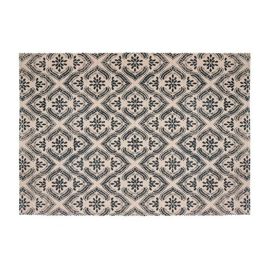 Tapijt Atmosphera Zwart Beige Katoen Multicolour 60 x 90 cm 1