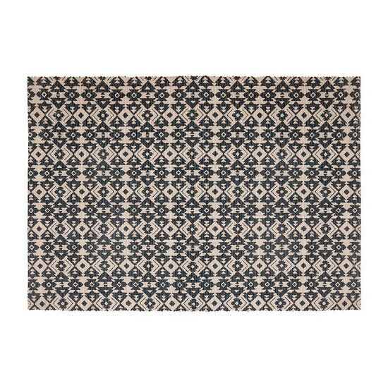 Tapijt Atmosphera Zwart Beige Katoen Multicolour 60 x 90 cm 3