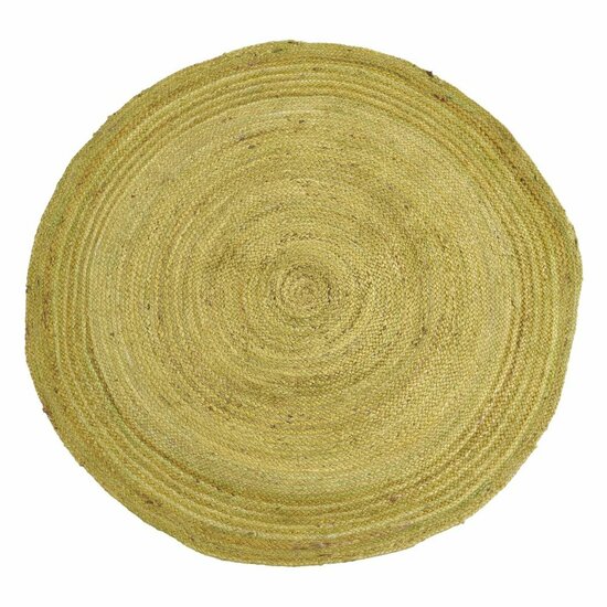 Tapijt Groen Jute 120 x 120 cm 1